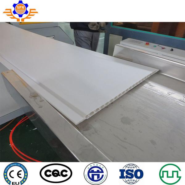 Linha 12MM plástica painel da extrusão do teto do Pvc de 10MM do Pvc que faz a linha de produção da máquina