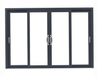 Residential 4 Panel Aluminum Sliding Door Anodised Low E Glazed 2.0mm Thickness
