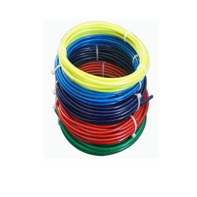 Câble métallique en acier galvanisé plastifié 3,2 mm 7X7, gainé de vinyle pour fils à linge