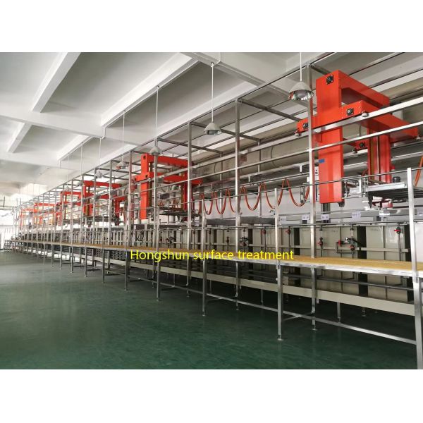 Safe Automatic Anodizing Line With Multiple Protections (Overcurrent, Collision Avoidance)