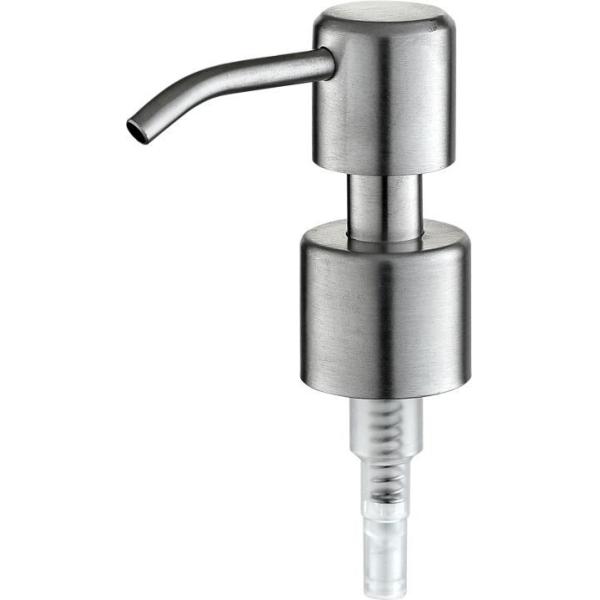 JL-KW101A 304H Bathroom Lotion Pump Liquid 24/410 28/410 28/4001.2CC 1.6CC Brushed SS Matel Pump Lotion Dispenser Pump