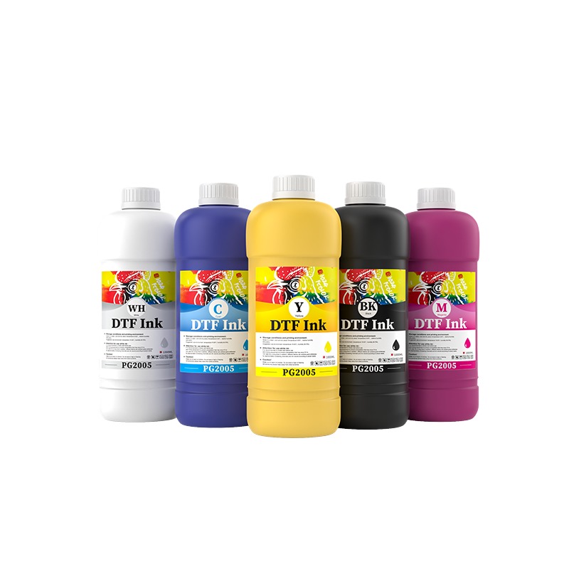 Top-quality DTF Ink for Heat Transfer Printing, Offering Brilliant Colors and a Smooth Finish for Custom Apparel Designs.