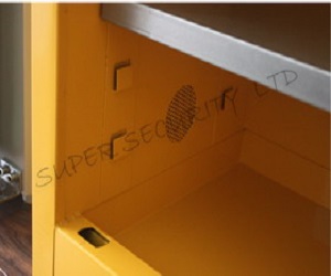 Шкаф хранения ручной двери воспламеняющий химический, жидкостные контейнеры SSM100022P