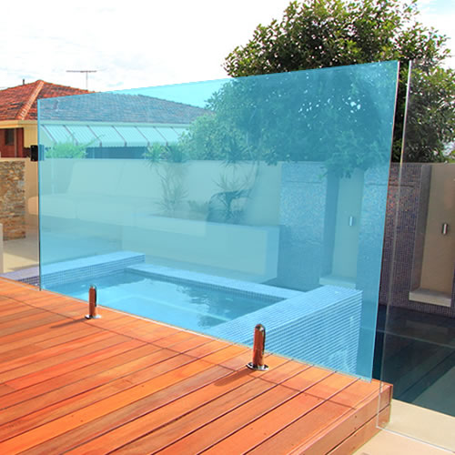 15.2 laminated glass swimming pool fence , Toughened Glass Swimming Pool Fence