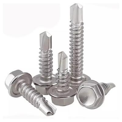 SUS304 de aço inoxidável encantam a flange que o parafuso principal DIN7504K DIN7504K da perfuração encanta o parafuso da perfuração do auto da arruela