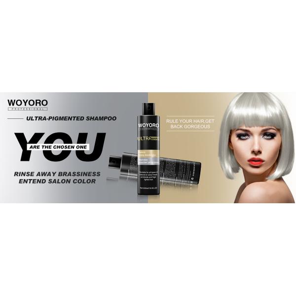 Customized Size Shampoo And Conditioner Cancel Out Yellow Tones For Repair Dyed Permed And Bleached Hair