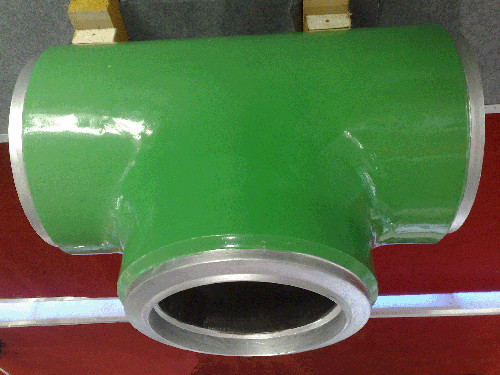 Customized Butt Welde Tee , Bevel Groove Weld 12CrMo 15CrMo 12Cr1MoV