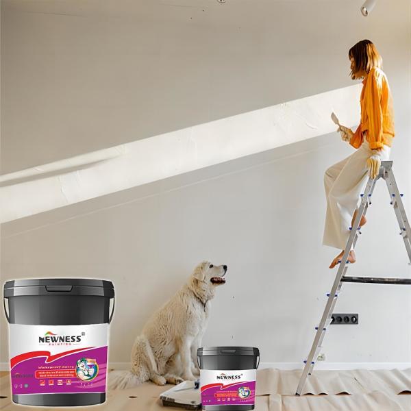 100% de borracha de silicone teto impermeável spray revestimento impermeável revestimento para parede interior