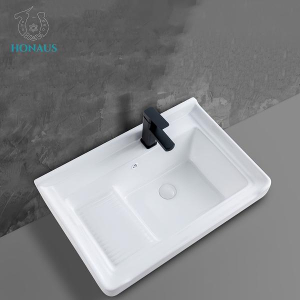 Multi Functions Bathroom Inset Basin Rectangular Factory Sale Multi Sizes Best Quality
