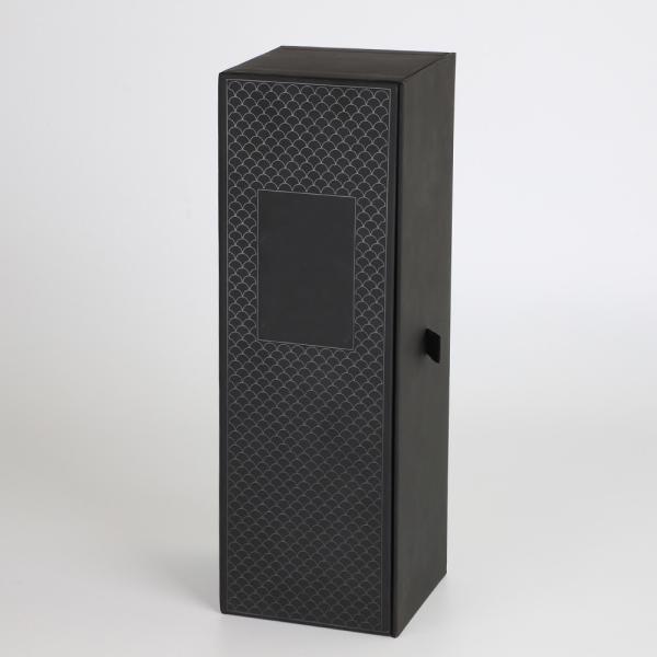 Наградное черное касание и чувствовать влияние с УЛЬТРАФИОЛЕТОВЫМ печатая ящиком сползая коробку одиночного алкоголя вискиа вина Шампань упаковывая