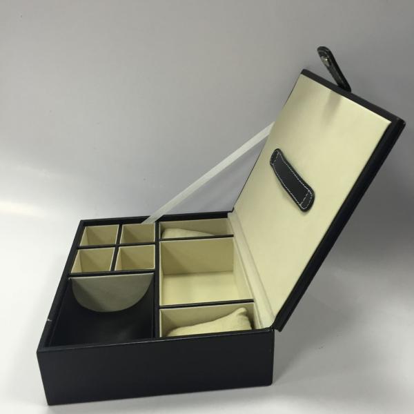 Профессиональная шкатулка для драгоценностей серьги, дружелюбное черной шкатулки для драгоценностей верхнего сегмента эко-