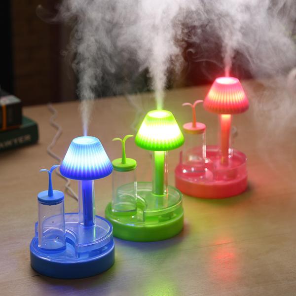 Fashion style Ultrasonic wave Aromatherapy Humidifie LED NigT Diffuser GK-HD02