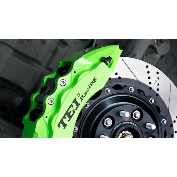 Front Big Brake Kit 6 Piston Caliper With 355x32mm Rotor BBK Auto Brake System For Nissan Murano 18 Inch Car Rim