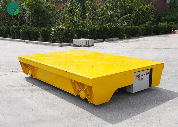 Battery Powered Steel Plate Transfer Heavy Duty Plant Trailer