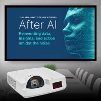 Proyector de proyección corta de 4000 lumen 3LCD con resolución XGA y distancia de proyección de 0,50m