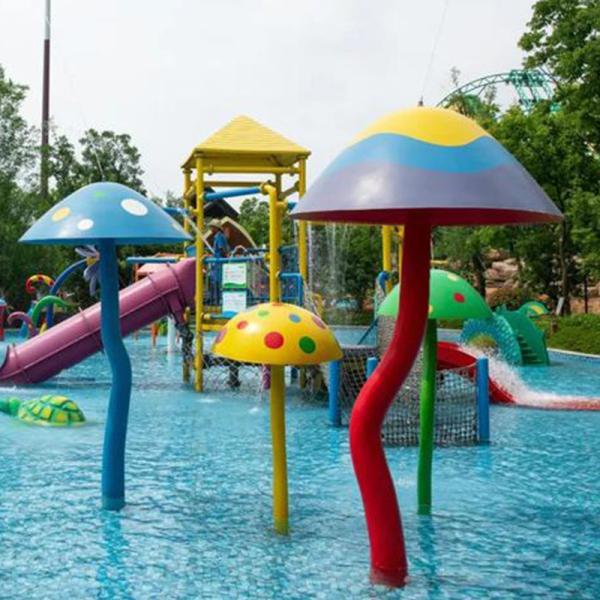 Tong Play Childrens Splash Pad Water Amusement Park Custom Made