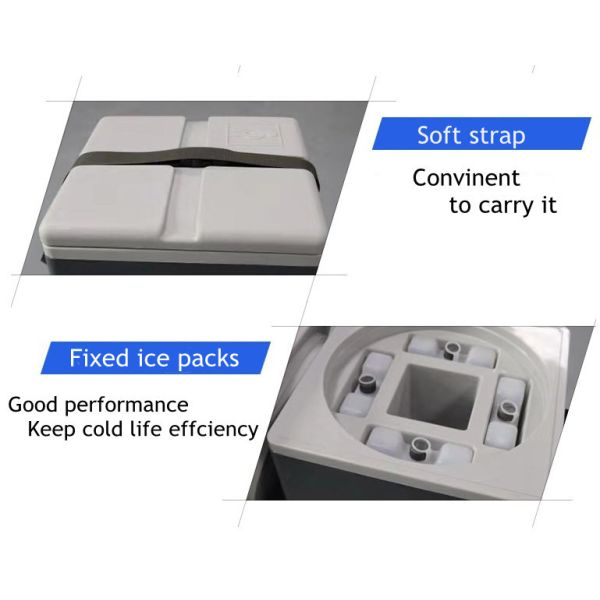 Vaccine Medicine Cold Storage Box Vaccine Cooler Box Medical Blood Vaccine Cold Chain Storage Vaccine Transport Box Solution
