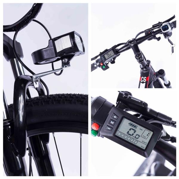 Folding Electric Powered Bicycles 48V 500W 26 Inch Fat Tire