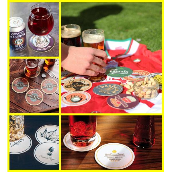 доска цвета слоновой кости циновки пива 0.9mm белая на Адвокатура 450 x 630mm 2 бортовых Uncoated