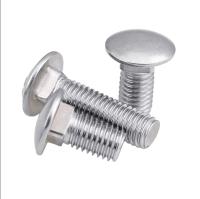 M6 M8 M10 Boulon de roulement en acier inoxydable SS304 SS316 SS316L DIN603 ISO8677
