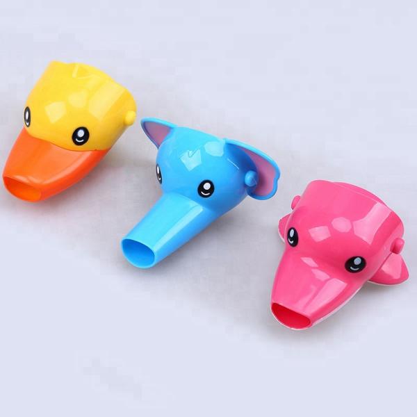 Cute Sink Kids Faucet Extender Baby Bath Tap Bathroom , Water Faucet Extender
