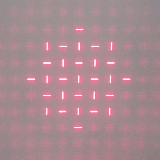 Experiência científica horizontal e vertical da lente 14.26° do laser do módulo 650nm 5v