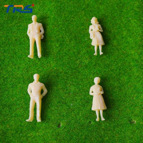 2017 new 1/42 4.2cm skin color ABS plastic figure for architectural building
