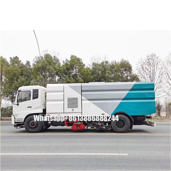 Kingrun 4*2 16000 Liters Street Sweeper Truck Road Washer Vacuum Cleaner
