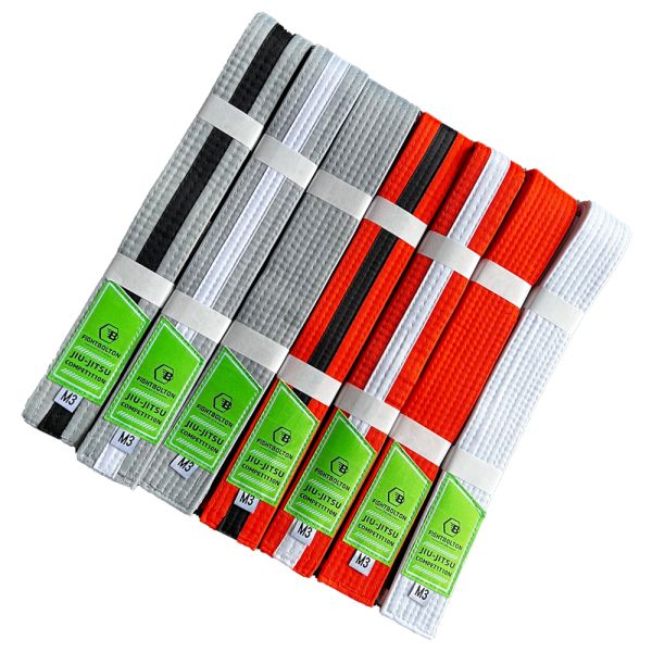 Softness And Comfort 100% Cotton BJJ Belt With Custom Logo For Kids And Adults