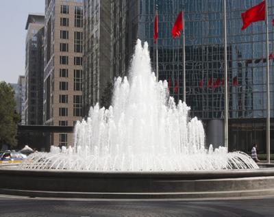Têtes de jet mélangées de fontaine d'eau de buse à jet de fontaine de trompette de grand air d'acier inoxydable