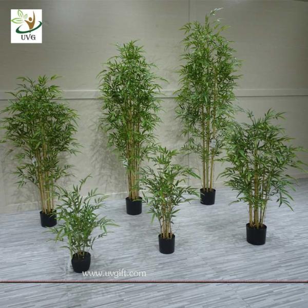 UVG indoor bonsai silk artificial bamboo for office decoration PLT20