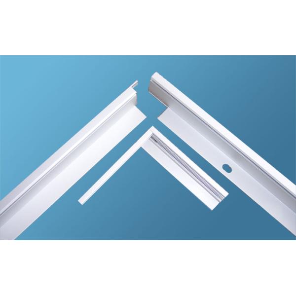 Screw Fixed 6063 T5 Aluminum Solar Panel Frame for PV Solar Panel Frame Mounting System ISO