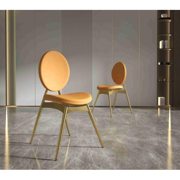 201 sala de estar baja formada seater de lujo de acero inoxidable de la mesa de comedor 6 de la colección del oro