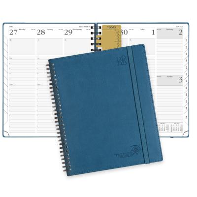 Azul acadêmico espiral da noite da personalização do planejador de Softshell grande