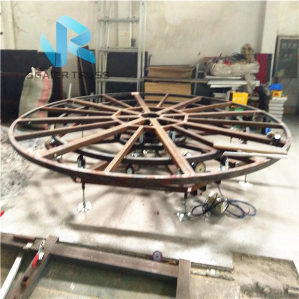 1*1m 1.1kw Revolving Rotating Stage Car Turntable Lift