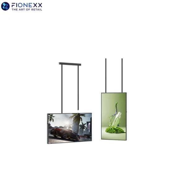 49inch LCD Window Display with OD10 Wide-Range Temp Backlight and Android Windows AD Board for Ceiling Floor or Wall Mounting