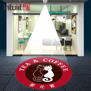 60W привело вращать рекламирующ репроектор логотипа картины света на открытом воздухе HD Gobo изготовленный на заказ для гостеприимсва свадьбы