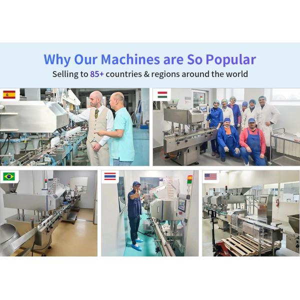 Automatic Pill Packaging Machine  Visual Counting Machine 70 Bottles Per Min