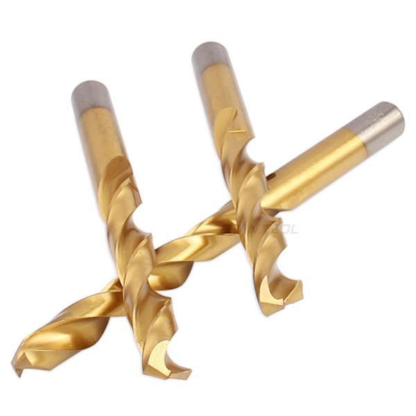 Hss Titanium Drill Bits Twist High Hardness D9.5 D10.5