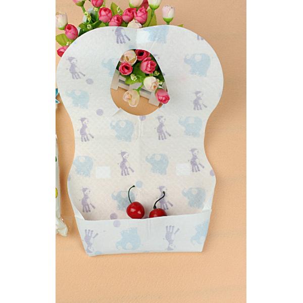 Waterproof Greaseproof Gorgeous Disposable Paper Bibs For Baby