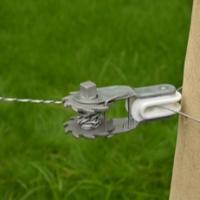 Filtro elétrico de alumínio de Strainers Insulated Ratchet da cerca com os grampos de mola do metal