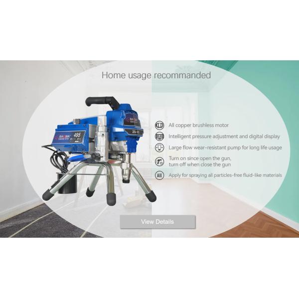 995 Electric Putty Gypsum Fireproof Waterproofing Materials Airless Paint Sprayer with Piston Pump Boost Your Efficiency