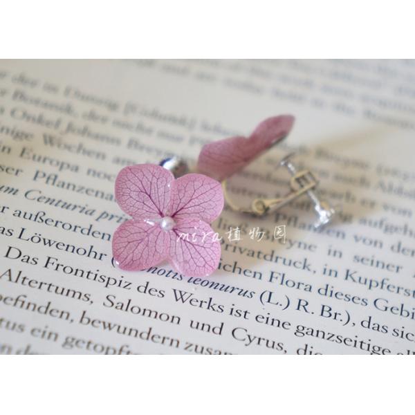 Forever Love Hand-Made Craft Real Flowers Dry Hydrangea Cheap Silver Stud Earrings For Women
