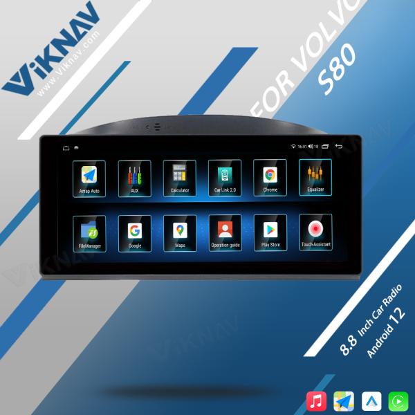 2012 2013 2014 2015 Авторадио Volvo S80 Радио Android 8,8 дюймовый ЖК-головной блок