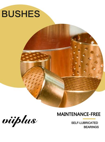 Easy To Assemble High Load Capacity CuSn8 Sleeve Bronze Flanged Sleeve Bearings