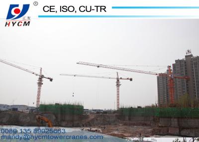 Tower crane 10 ton QTZ6018 Topkit Hammerhead Tower Crane with 60m Jib