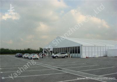 Hard ABS and Transparent Glass Wall Outdoor Aluminum Profile Car Exhibition Tent