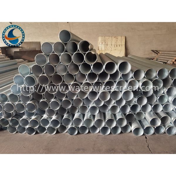 Low Carbon Galvanized 219mm OD Water Well Screen For Sand Control In Shallow Well