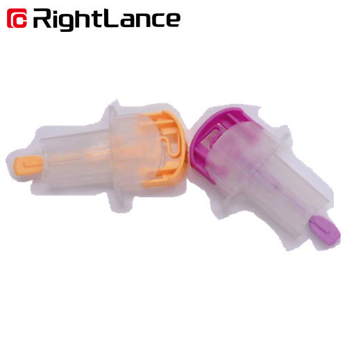 33G Medical Blood Lancets Sterile Disposable Finger Pricker Button Activated OEM