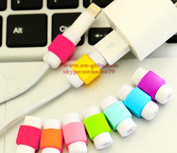 Fashion New USB Cable Earphones Protector Colorful Cover Case For Iphone 5S SE 5C 6 Plus 7 7 Plus Cases Fundas Coque